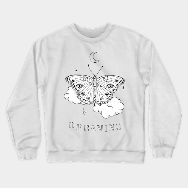 Dreaming Crewneck Sweatshirt by VanessArtisticSoul